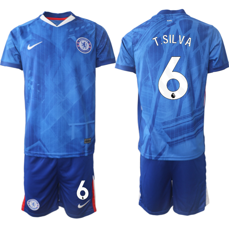 Men 2025-2026 Club Chelsea FC home Blue #6 Soccer Jersey